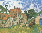 Vincent Van Gogh Village Street in Auveers (nn04) oil painting on canvas